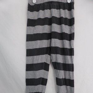 GEORGE, grey & black striped pajama pants, medium